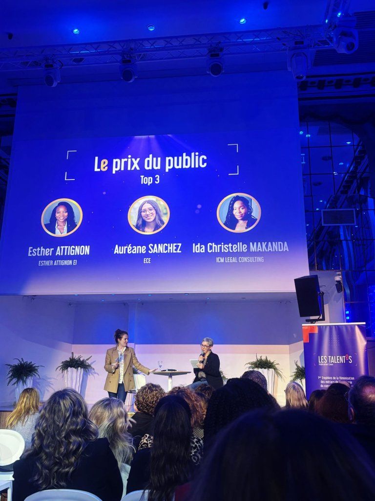 Trophée "Prix du Public" obtenu dans le cadre du concours Les Talentes !