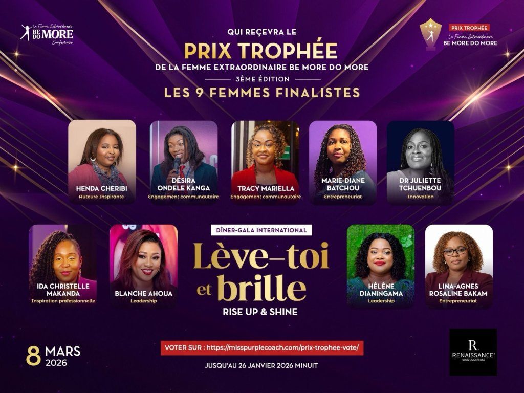 Prix Trophée – La Femme Extraordinaire BE MORE DO MORE | 3ᵉ édition